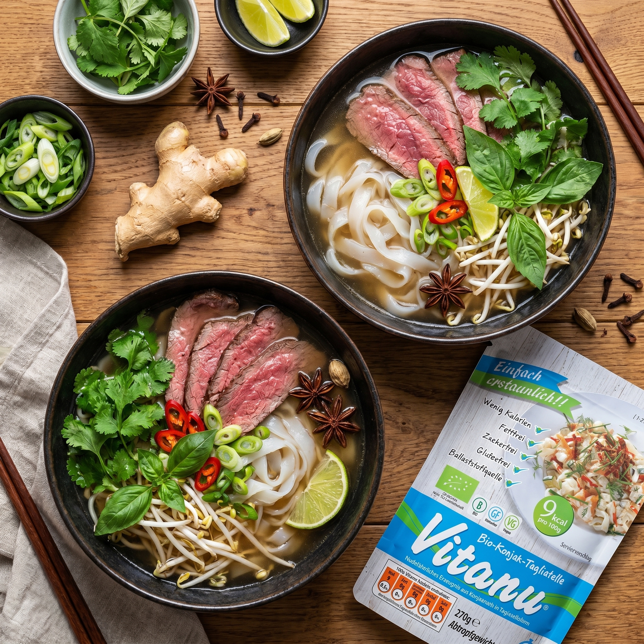 Low-Carb & Keto Pho mit Knochenbrühe