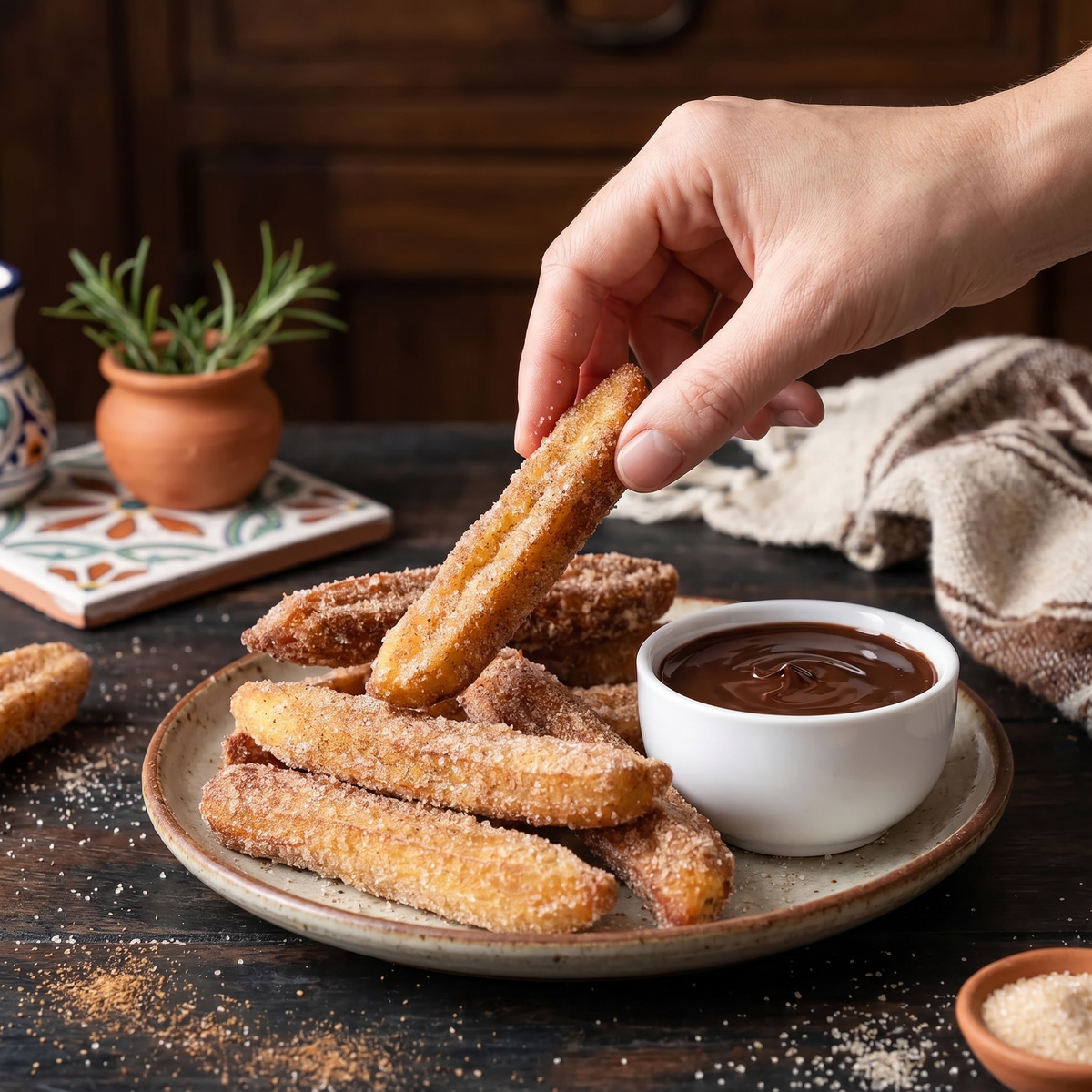 Low-Carb & Keto Churros-Gebäck