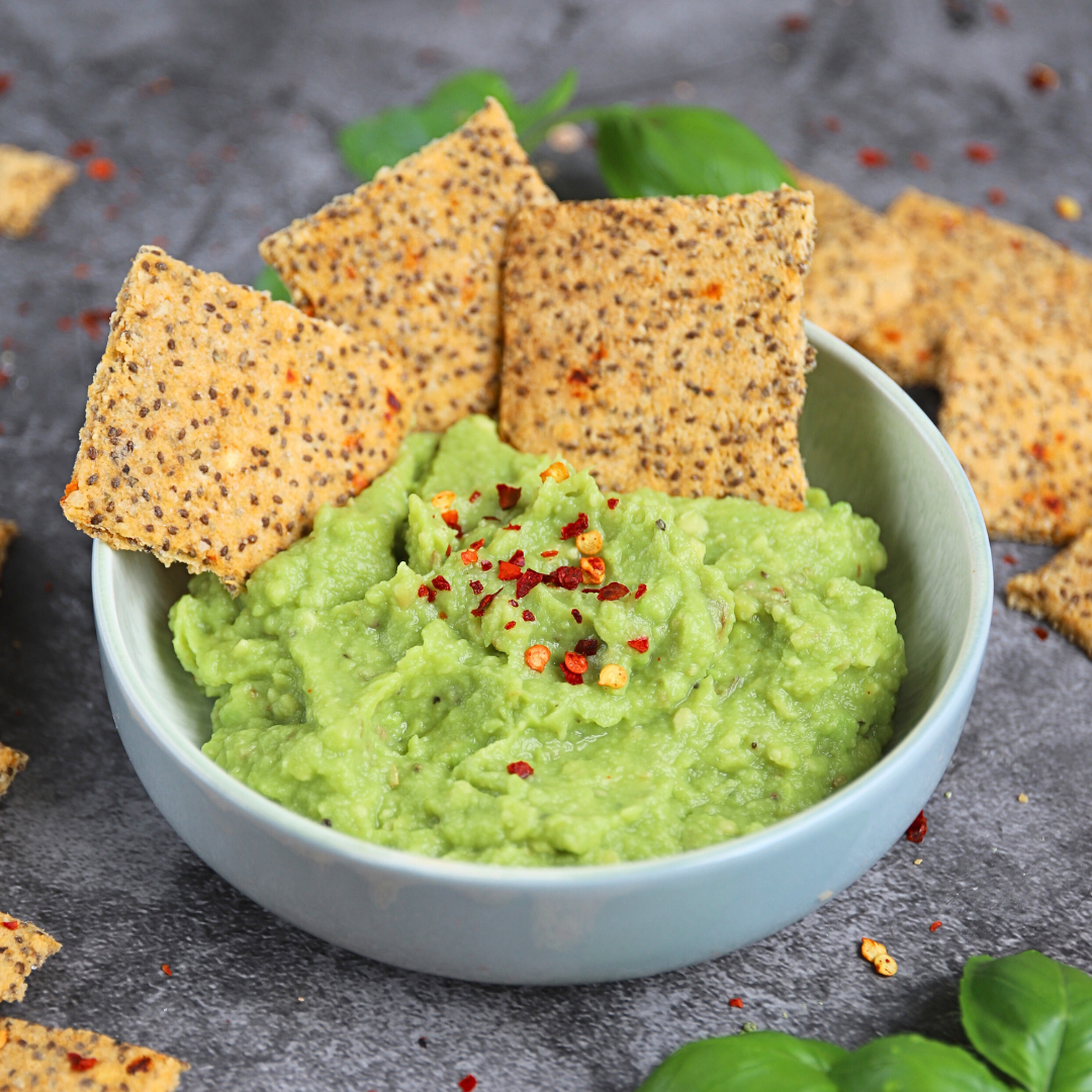 3-Zutaten Keto Chia-Cracker