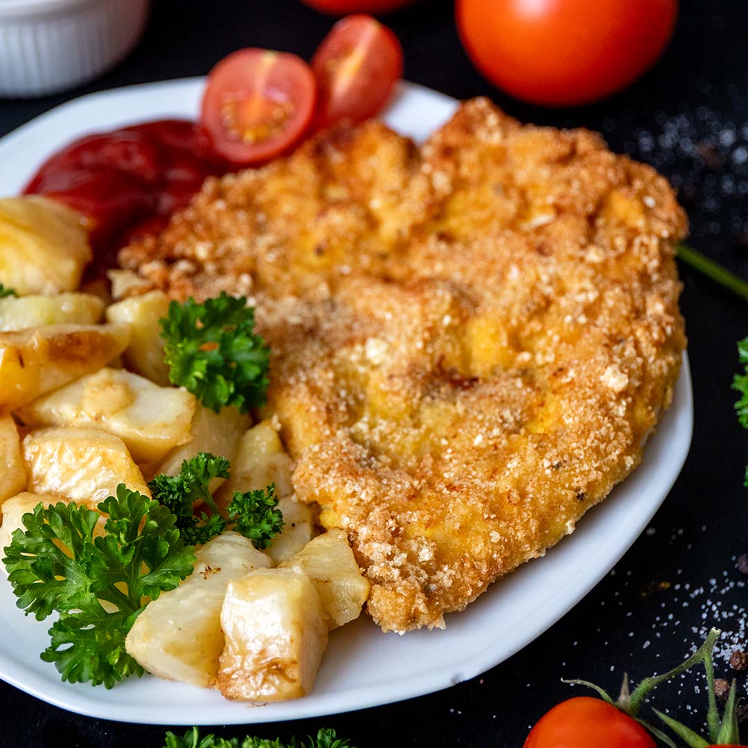 Low-Carb & Keto Paniertes Schnitzel