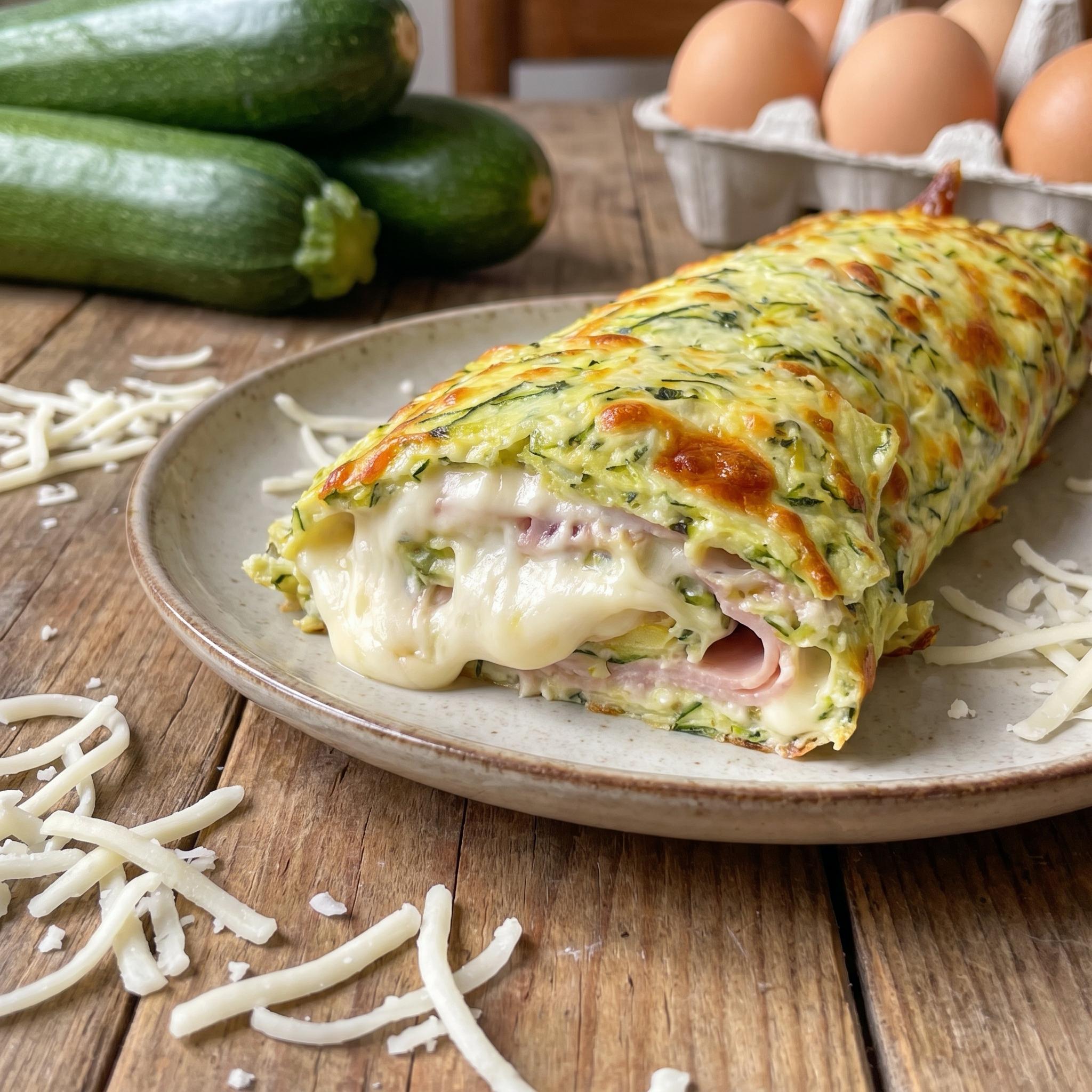 Low-Carb Zucchini Rolle