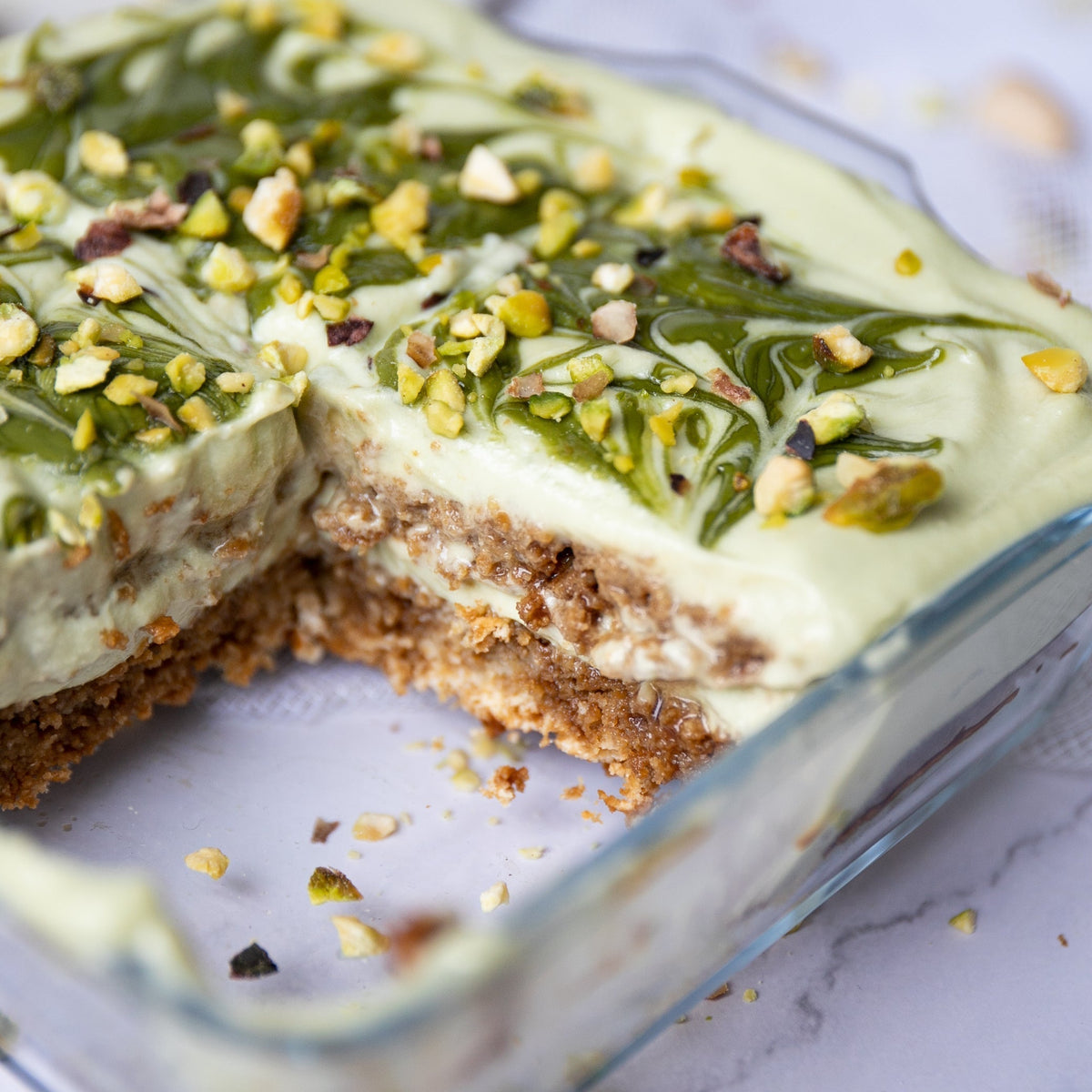 Low-Carb Pistazien-Tiramisu