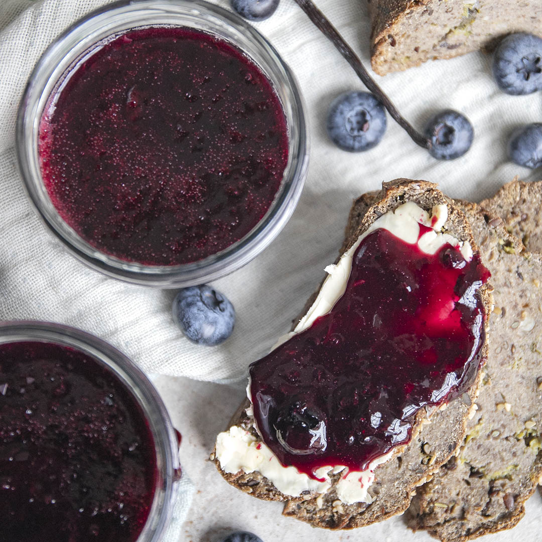 Low-Carb Blaubeermarmelade