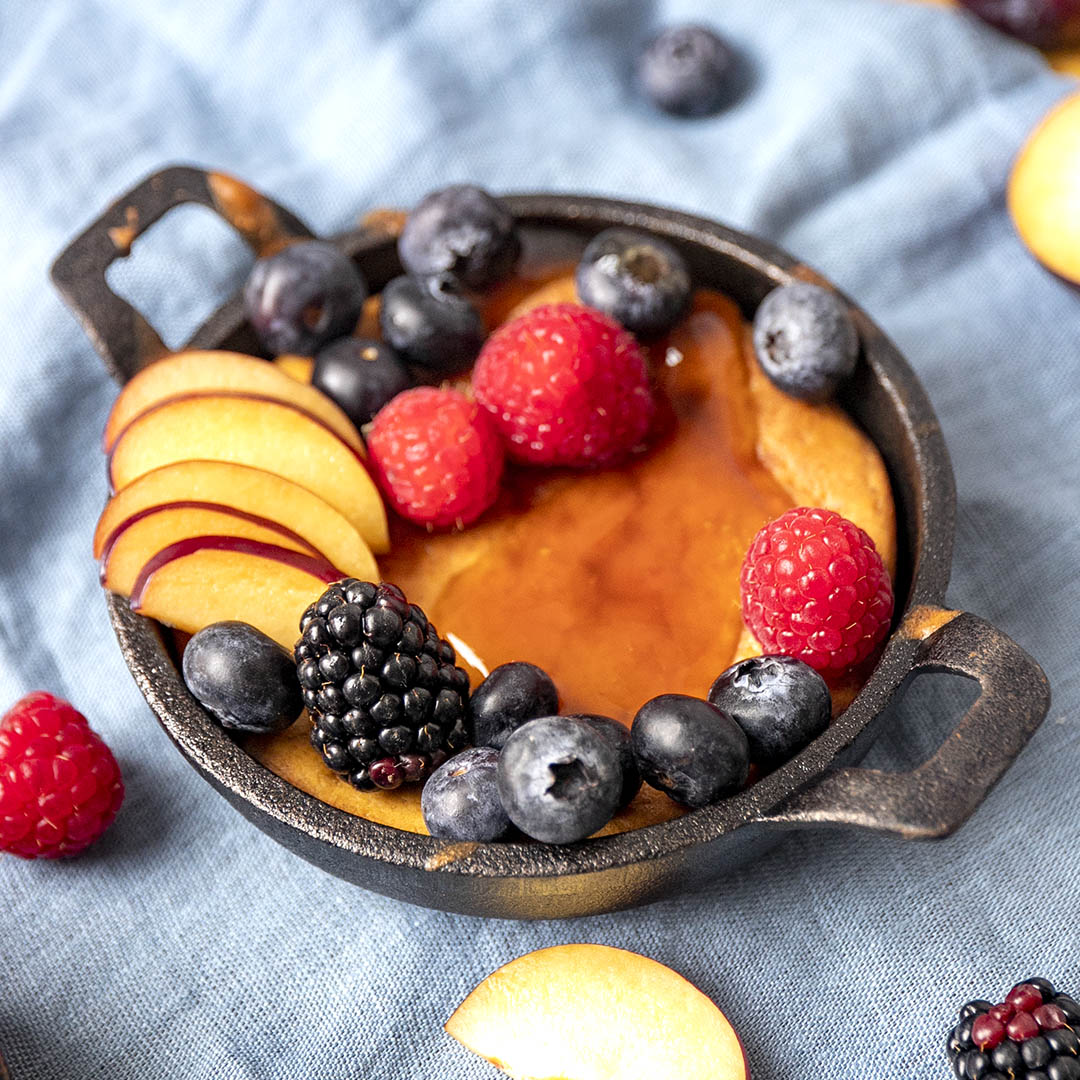 Low-Carb & Keto Süßspeise aus dem Ofen "Dutch Baby"