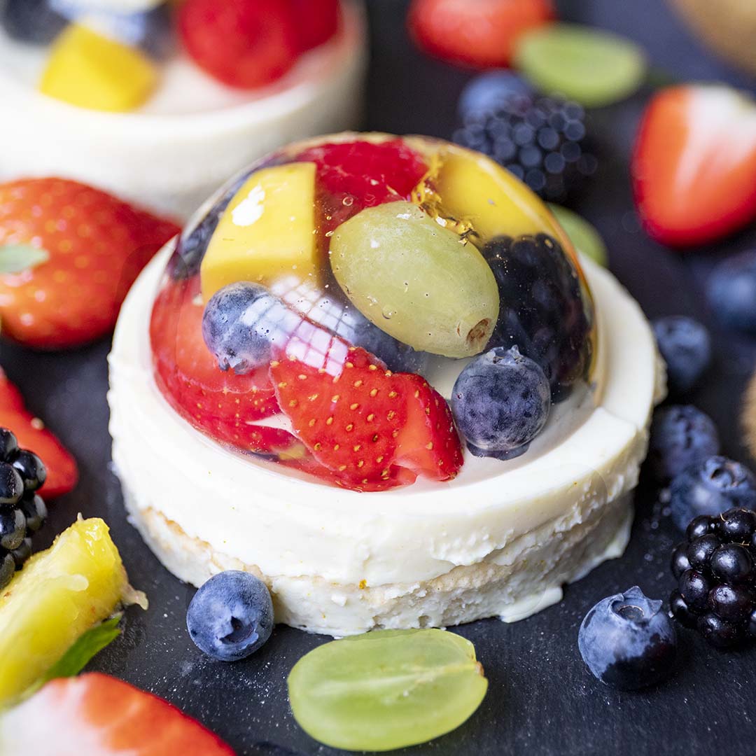 Low-Carb Frucht-Kuppel-Törtchen