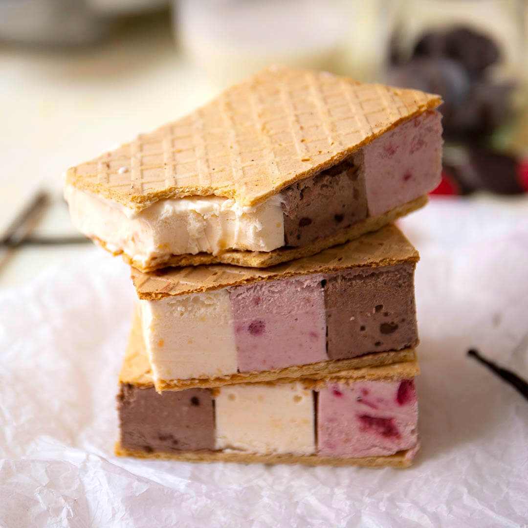 Zuckerfreies Fürst Pückler Eis-Sandwich