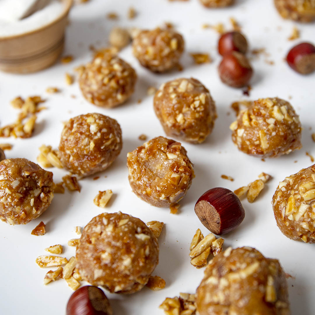 Low-Carb & Keto Haselnuss-Protein-Pralinen