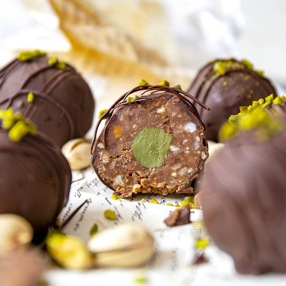 Zuckerfreie Low-Carb Mozartkugeln