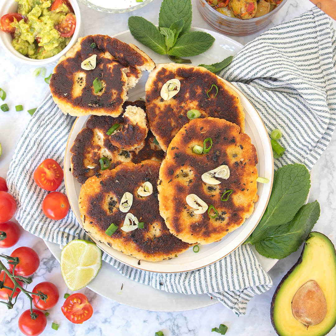 Low-Carb & Keto Naan-Brot