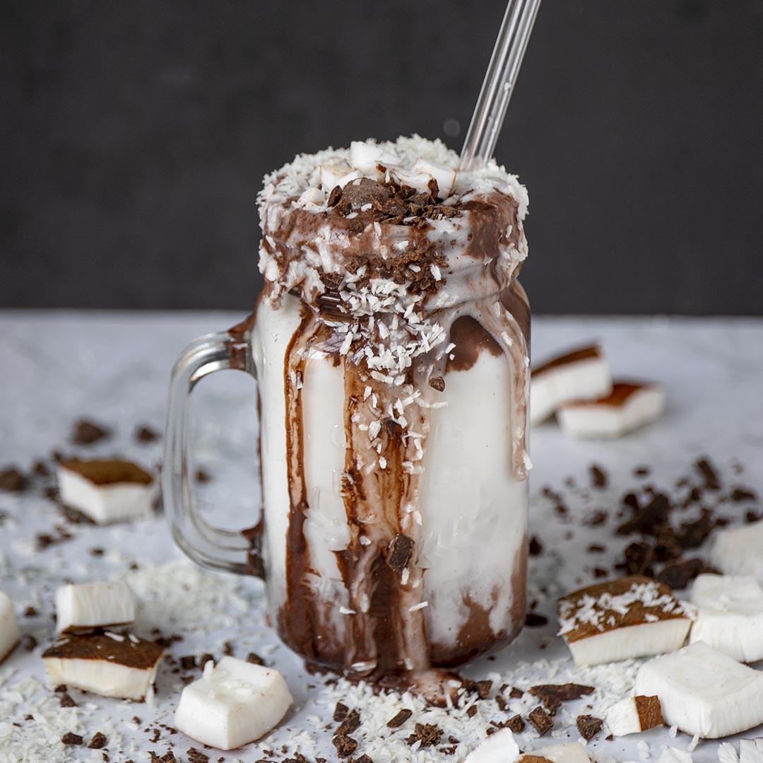 Veganer Low-Carb Pounty Shake