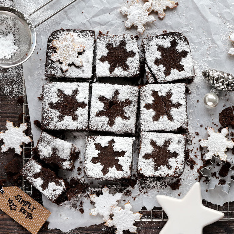 Low-Carb & Keto Lebkuchen-Brownie