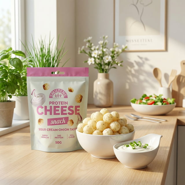 Gepuffter Käse Snack | Sour Cream & Onion