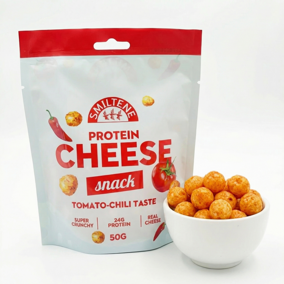 Gepuffter Käse Snack | Tomate Sweet-Chili