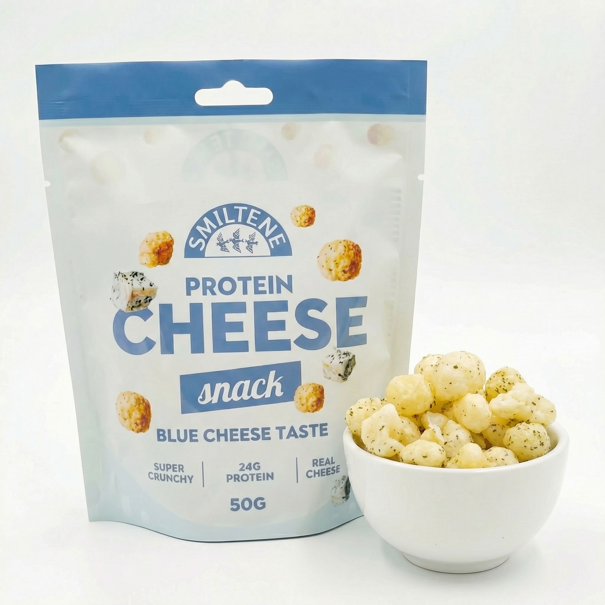 Gepuffter Käse Snack | Blue Cheese