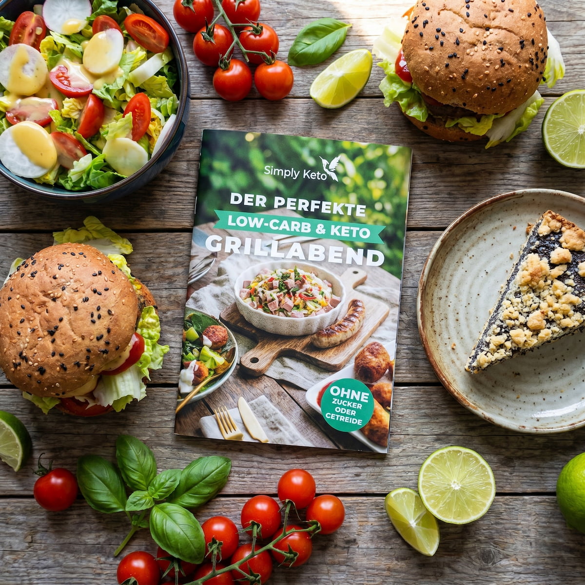 Der perfekte Grillabend | Lower-Carb* & Keto Rezepte-Heft