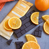 Vegane Keto Schokolade mit MCT-Öl - Sonnenschein Orange