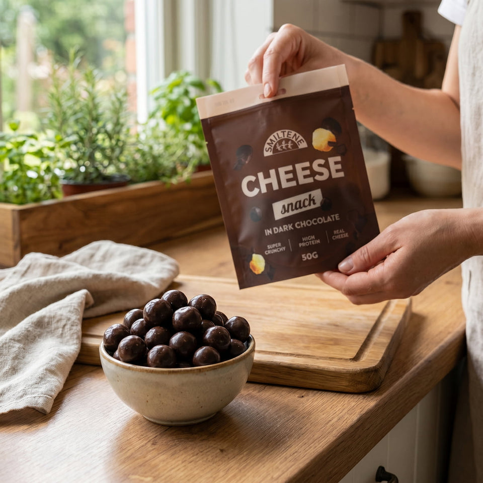 Gepuffter Schoko Snack ohne Zuckerzusatz