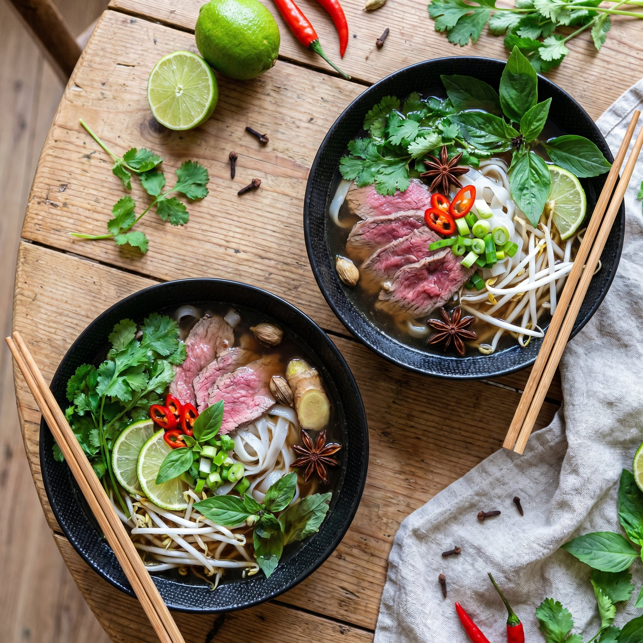 Low-Carb & Keto Pho mit Knochenbrühe