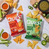 Salsa Verde Protein Chips Tortilla Style  | 8er Maxipack