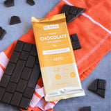 Vegane Keto Schokolade mit MCT-Öl - Sonnenschein Orange