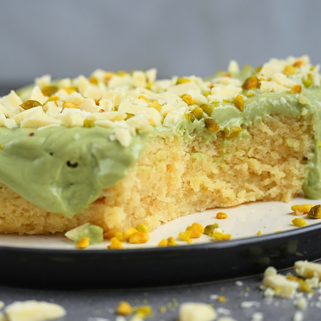 Low-Carb Pistazienkuchen aus der Mikrowelle