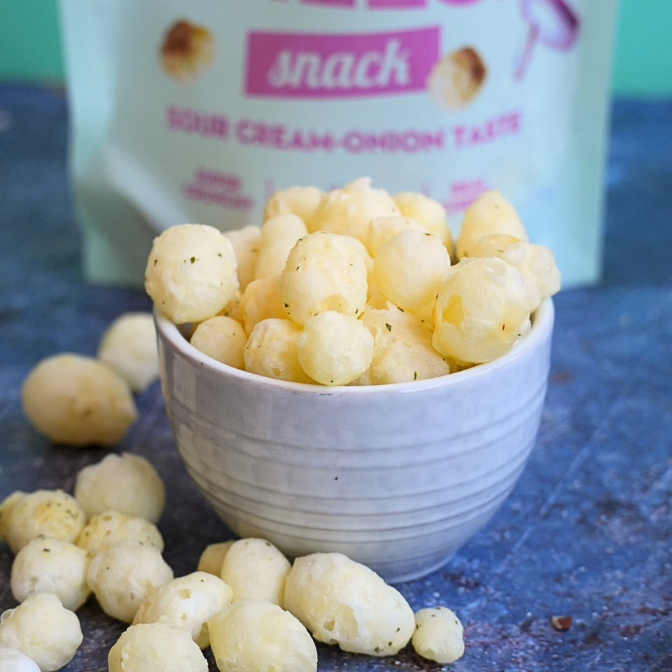 Gepuffter Käse Snack | Sour Cream & Onion