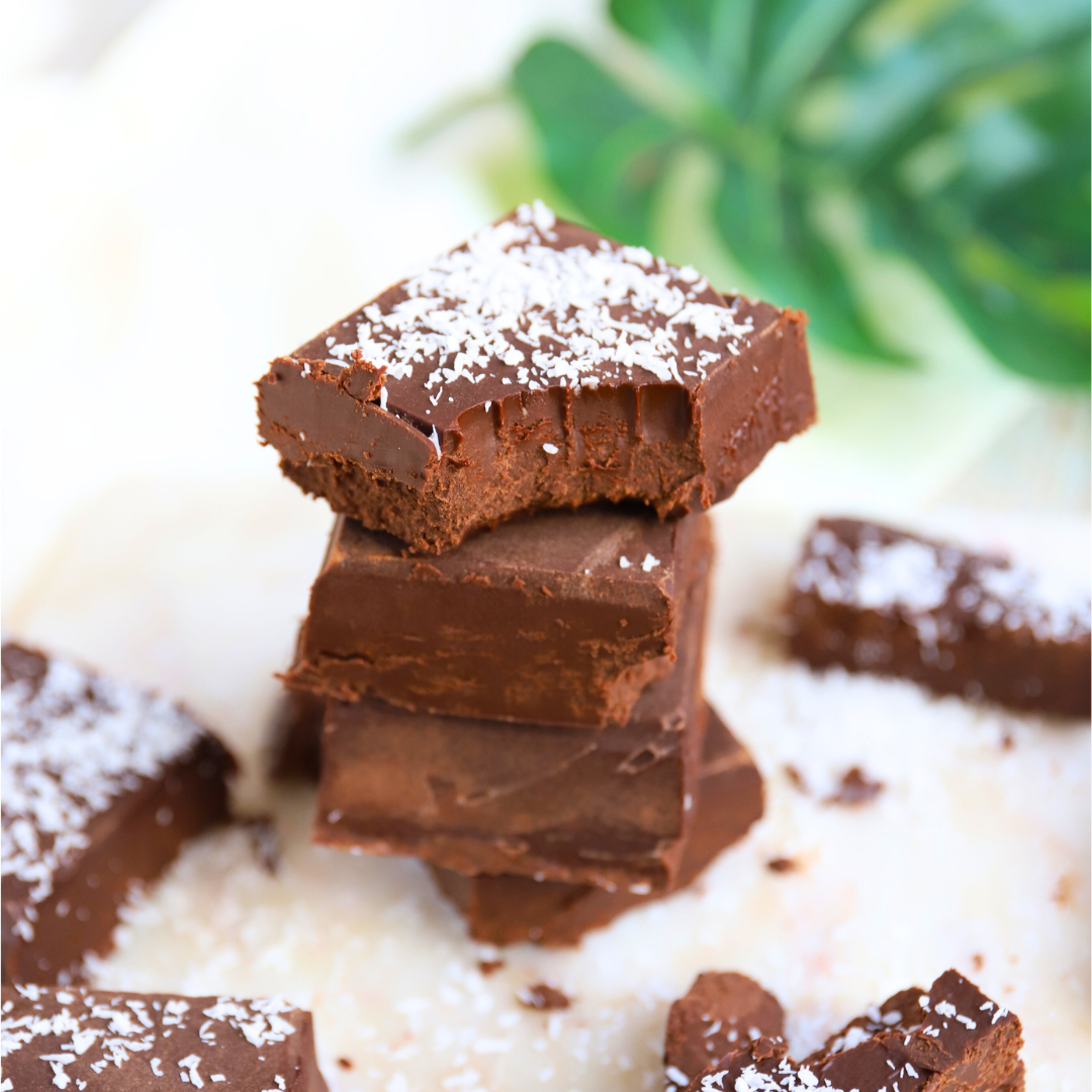 Low-Carb & Keto 2-Zutaten Chocolate Fudge