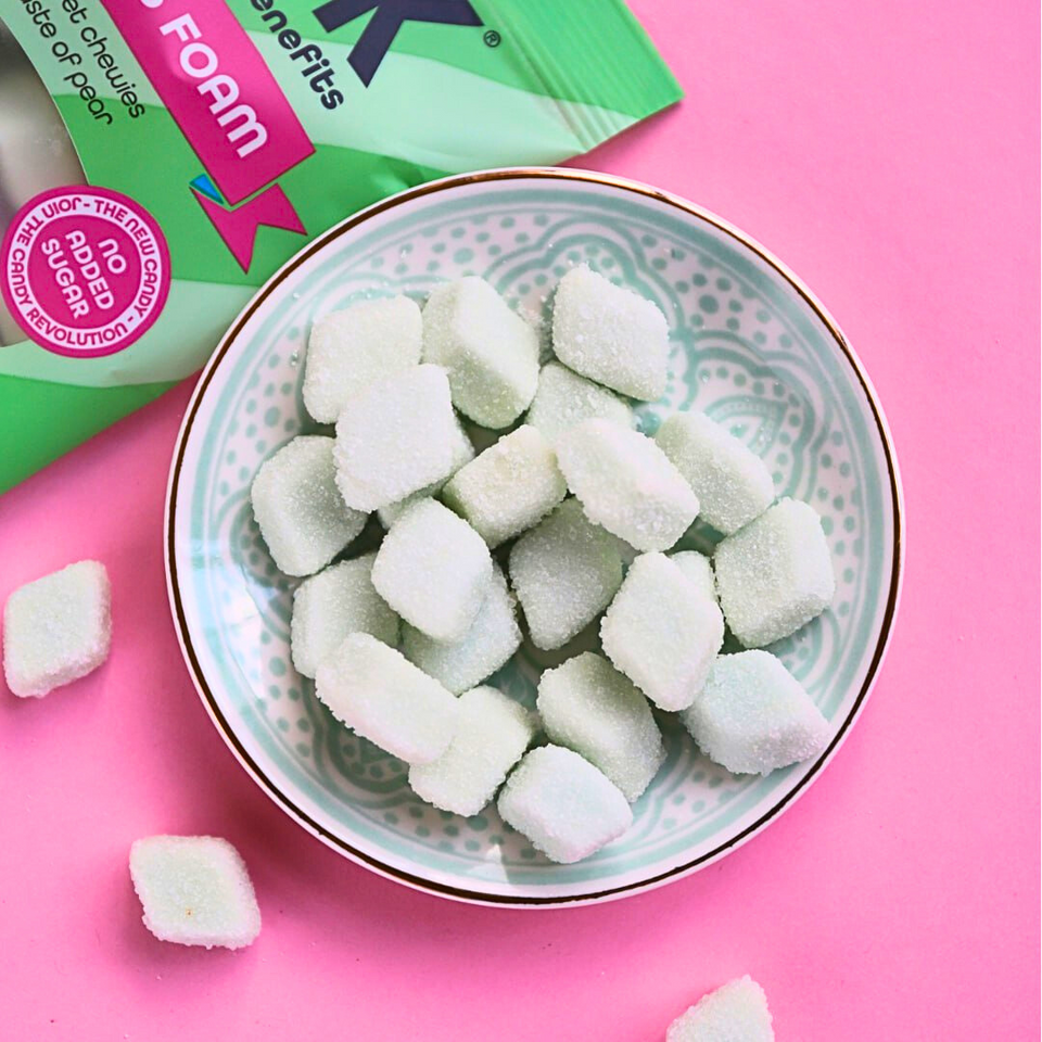 Lower-Carb* Schaum-Gummis | Saure Birne FABULOUS FOAM