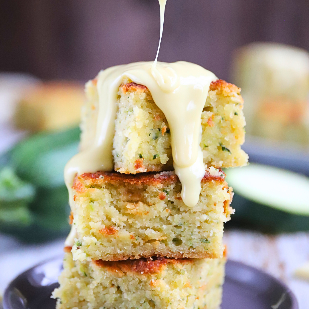 Low-Carb Zucchini Blondies