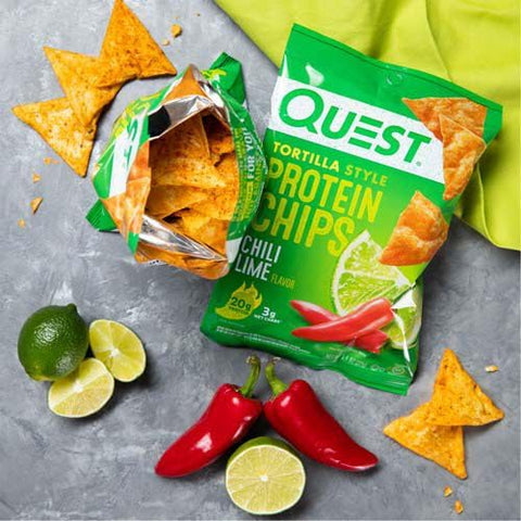 Chili Lime Tortilla Style Protein Chips