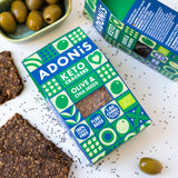 Keto Cracker | Oliven & Chia Samen