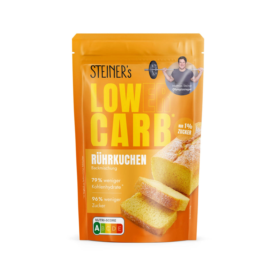 Lower-Carb* Rührkuchen Backmischung