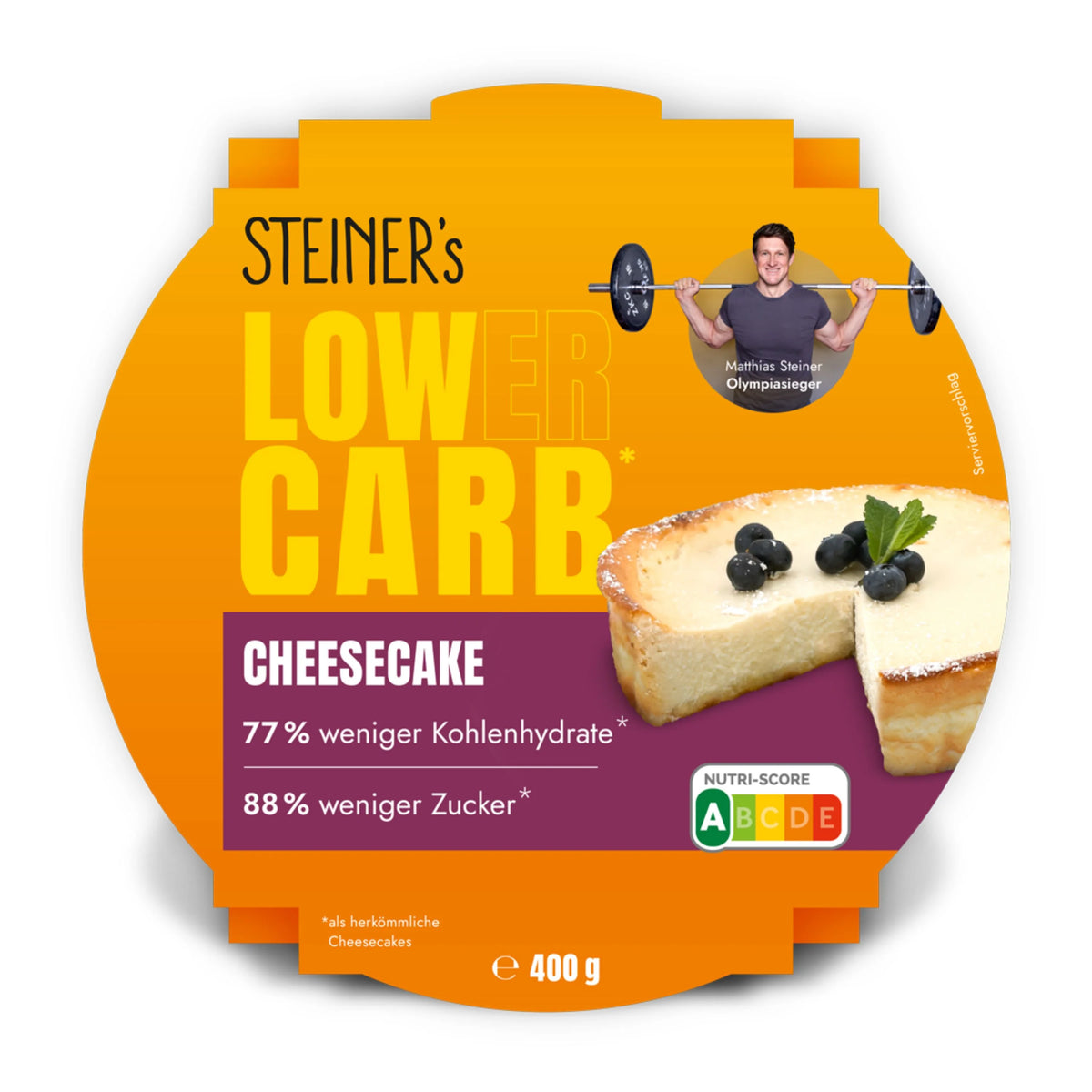 Lower-Carb* Cheesecake fertiggebacken