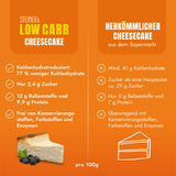 Lower-Carb* Cheesecake fertiggebacken