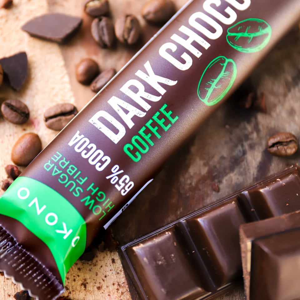 Dark Chocolate Coffee Schokoriegel