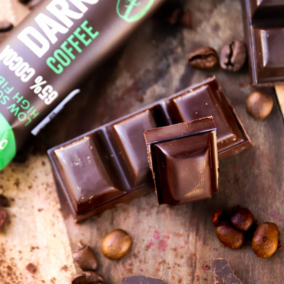 Dark Chocolate Coffee Schokoriegel