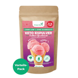 Lower-Carb* & Keto Eispulver | Erdbeere | Maxipack 500g