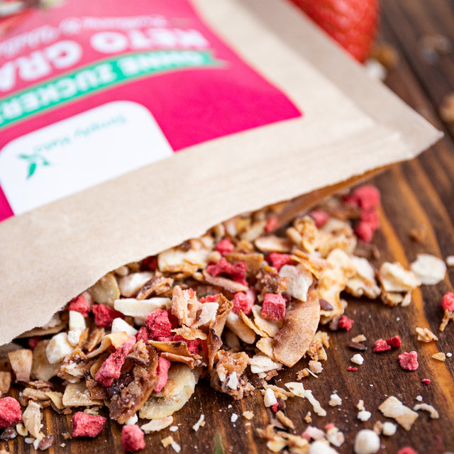 Erdbeere & Weiß Schokolade-Granola 500 g
