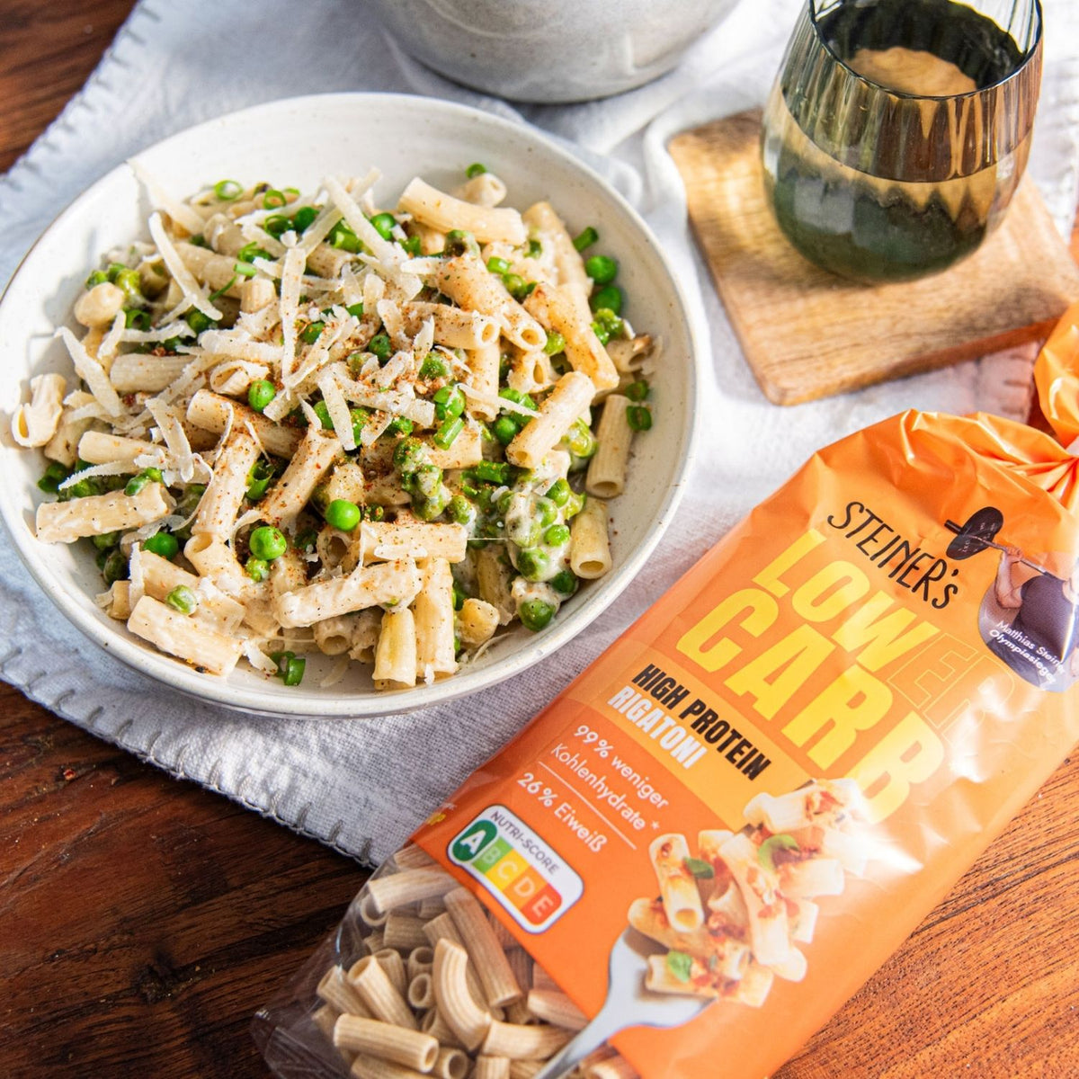 Lower-Carb* High Protein Rigatoni