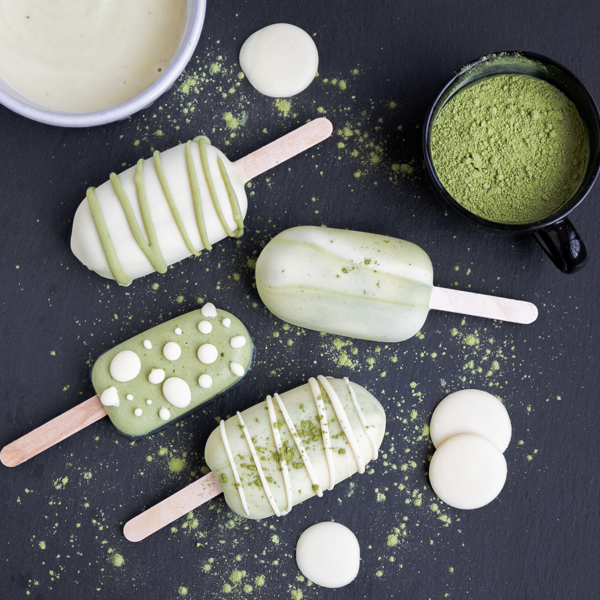 Low-Carb & Keto Matcha-Eis