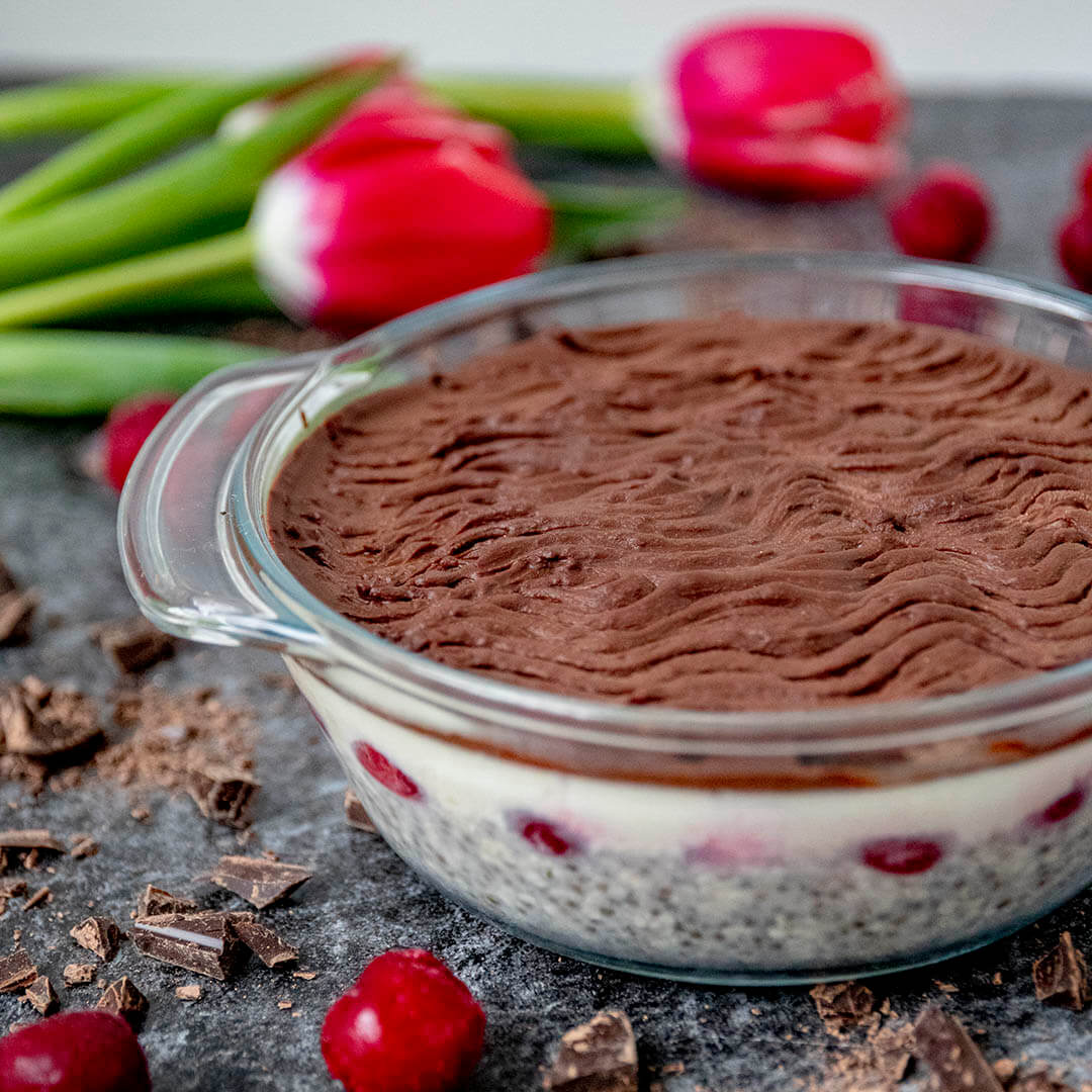 Low-Carb & Keto Donauwellen Porridge