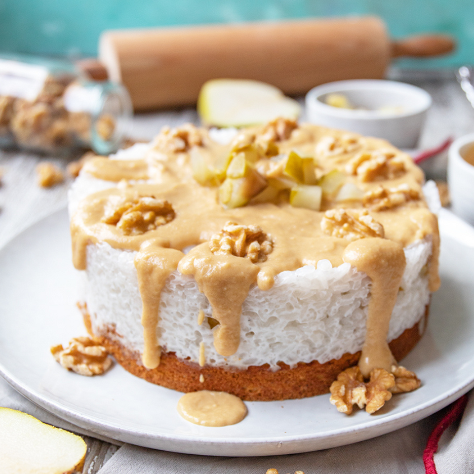 Low-Carb & Keto Milchreis-Torte