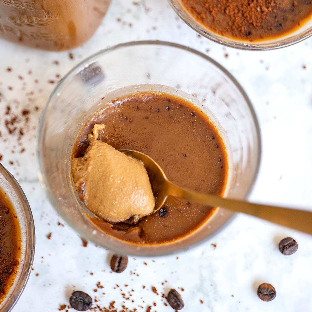 Low-Carb & Keto Panna-Cotta Frappé Style