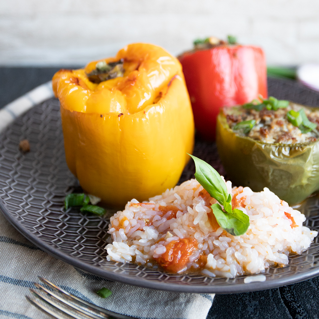 Gefüllte Paprika Ungarischer Art - Low-Carb & Keto