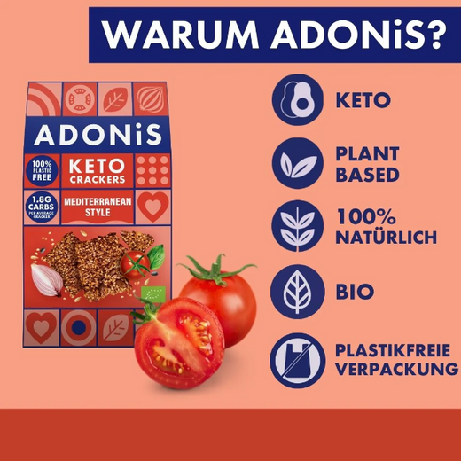 Keto Cracker | Nach Mediterraner Art - Adonis