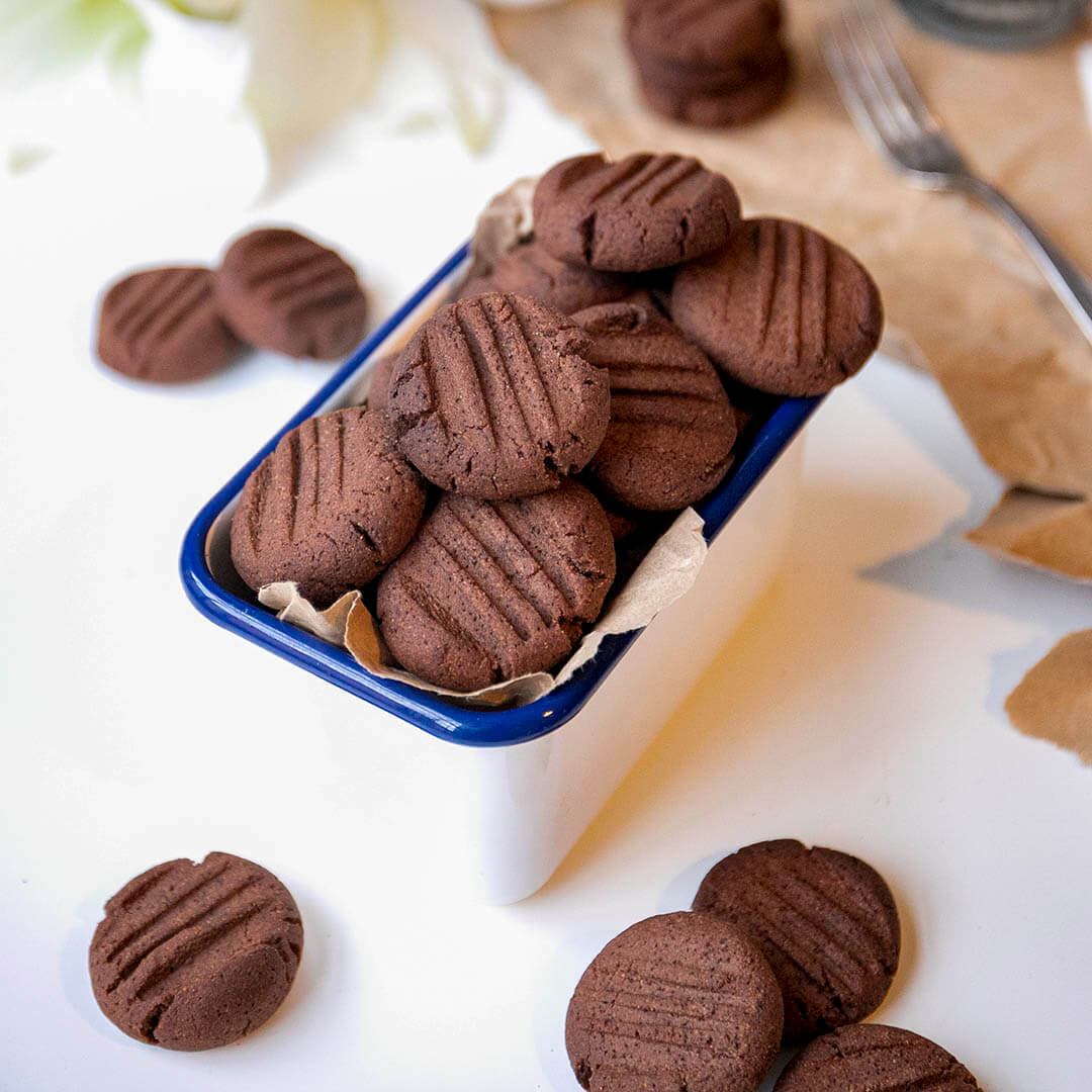 Low-Carb & Keto Schoko-Pudding-Kekse