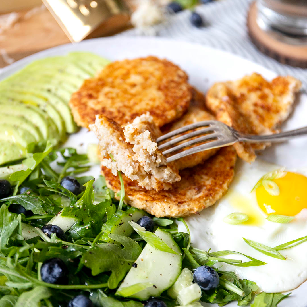 Low-Carb & Keto Blumenkohl-Rösti