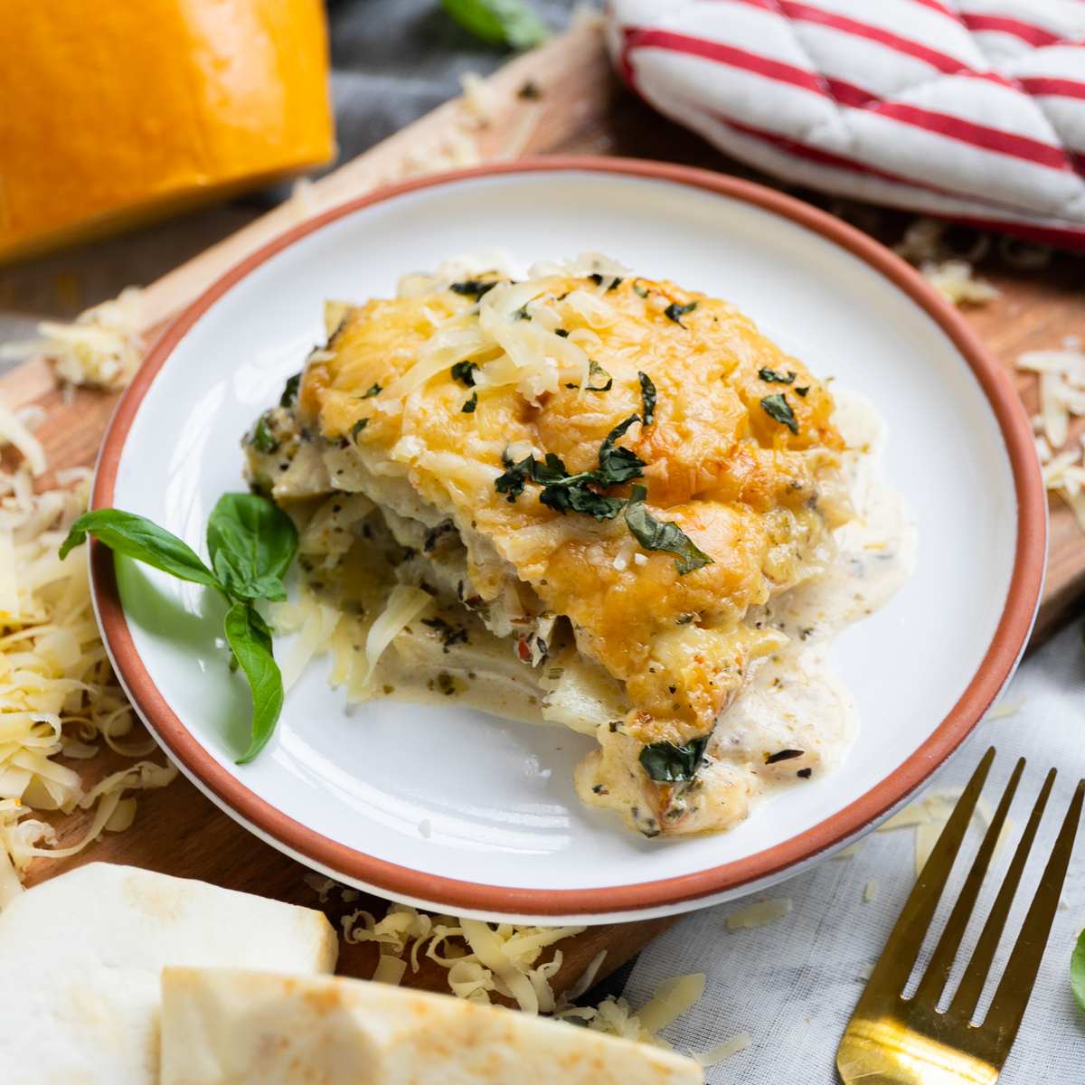 Low-Carb & Keto Selleriegratin