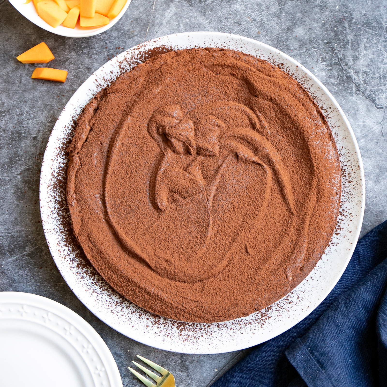 Vegane Low-Carb Schoko-Mousse-Tarte
