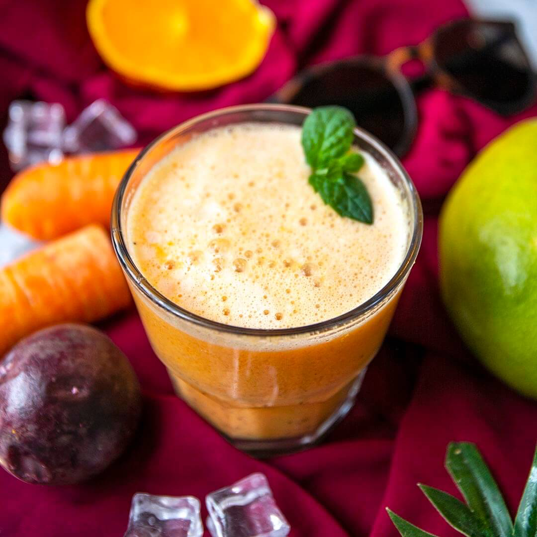 Ketogener Mango-Maracuja-Shake